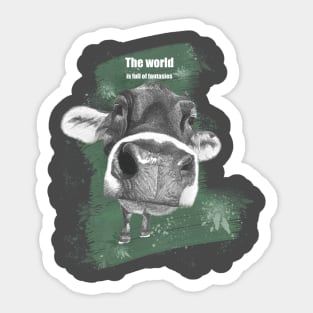 funny ox Sticker